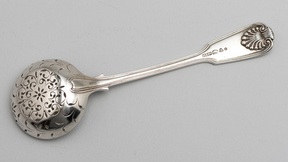 Indian Colonial Silver Sugar Sifter Spoon - Hamilton & Co.